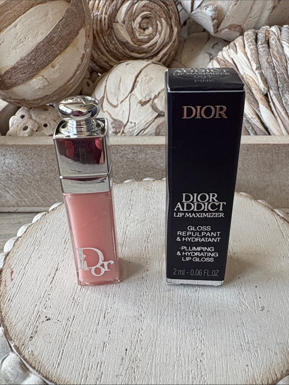 Dior Addict Lip Maximizer Plumping Gloss — 001 Pink
